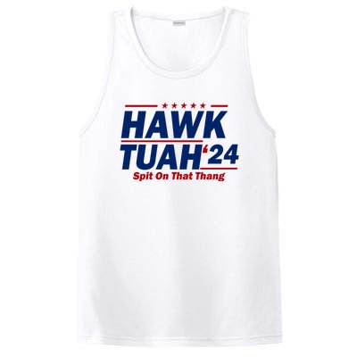 Hawk Tuah Funny Saying PosiCharge Competitor Tank