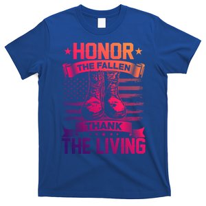 Honor The Fallen Thank The Living Memorial Day Veterans Day Gift T-Shirt