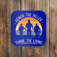 Honor The Fallen Thank The Living Usa Veteran Veterans Day Meaningful Gift Coaster