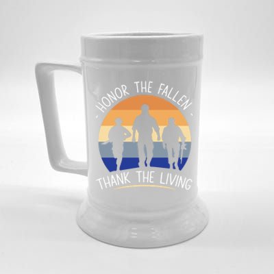 Honor The Fallen Thank The Living Usa Veteran Veterans Day Meaningful Gift Beer Stein