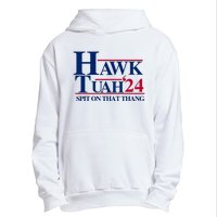 Hawk Tuah Funny Saying Urban Pullover Hoodie