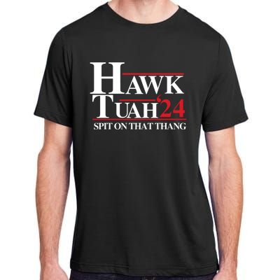 Hawk Tuah Funny Saying Adult ChromaSoft Performance T-Shirt