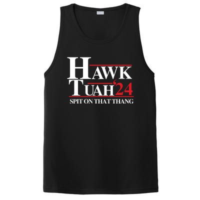 Hawk Tuah Funny Saying PosiCharge Competitor Tank