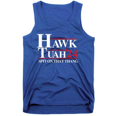 Hawk Tuah Funny Saying Tank Top