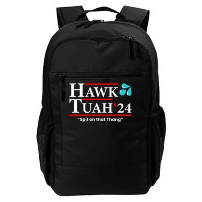 Hawk Tuah Funny Saying Daily Commute Backpack