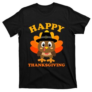 Happy Thanksgiving For Pilgrim Turkey T-Shirt