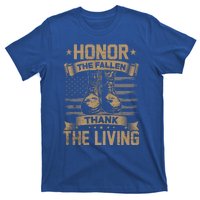 Honor The Fallen Thank The Living Memorial Day Veterans Day Gift T-Shirt