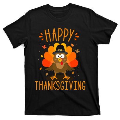 Happy Thanksgiving For Turkey Day Family Dinner T-Shirt