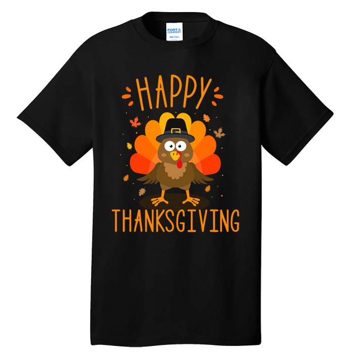 Happy Thanksgiving For Turkey Day Family Dinner Tall T-Shirt