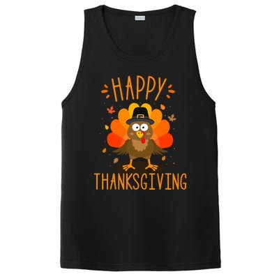 Happy Thanksgiving For Turkey Day Family Dinner PosiCharge Competitor Tank