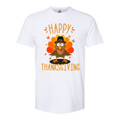 Happy Thanksgiving For Turkey Day Family Dinner Softstyle® CVC T-Shirt