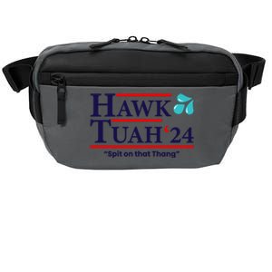 Hawk Tuah Funny Saying Crossbody Pack