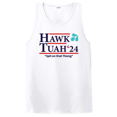 Hawk Tuah Funny Saying PosiCharge Competitor Tank