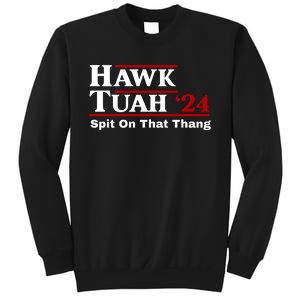 Hawk Tuah Funny Saying Sweatshirt