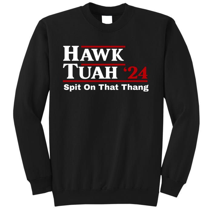 Hawk Tuah Funny Saying Sweatshirt