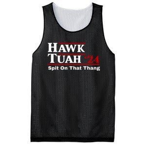 Hawk Tuah Funny Saying Mesh Reversible Basketball Jersey Tank