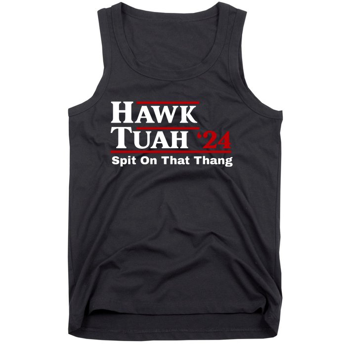 Hawk Tuah Funny Saying Tank Top