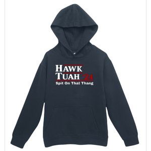 Hawk Tuah Funny Saying Urban Pullover Hoodie