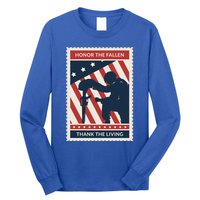 Honor The Fallen Thank The Living Vet Soldier Memorial Day Gift Long Sleeve Shirt