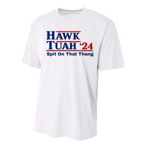 Hawk Tuah Funny Saying Performance Sprint T-Shirt