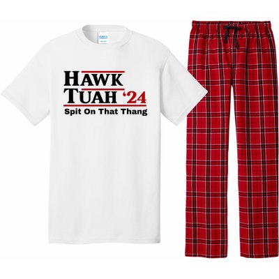 Hawk Tuah Funny Saying Pajama Set