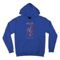 Honor The Fallen Thank The Living Memorial Day Veterans Cool Gift Tall Hoodie