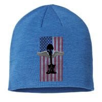 Honor The Fallen Thank The Living Military Brother Sister Cute Gift Sustainable Beanie