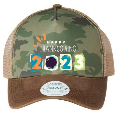 Happy Thanksgiving Fall Leaves Family Thanksgiving Tees Thanksgiving Wo Gift Legacy Tie Dye Trucker Hat