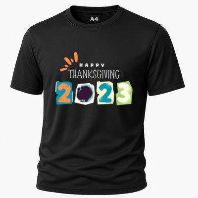 Happy Thanksgiving Fall Leaves Family Thanksgiving Tees Thanksgiving Wo Gift Performance Shirt