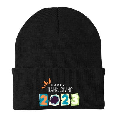 Happy Thanksgiving Fall Leaves Family Thanksgiving Tees Thanksgiving Wo Gift Beanie