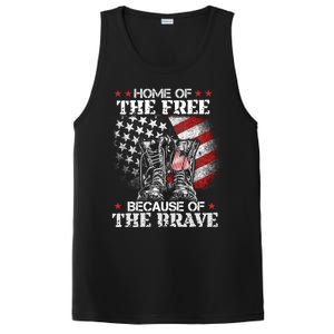 Honor The Fallen Veteran Themed Military Support Memorial Meaningful Gift PosiCharge Competitor Tank