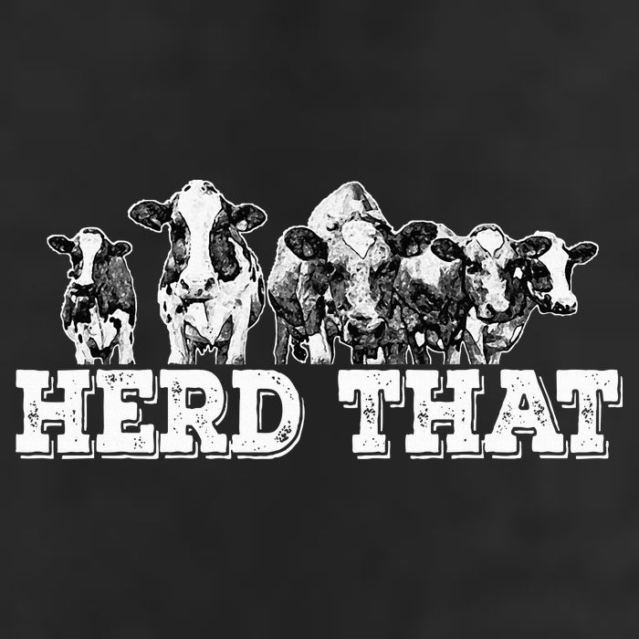 Herd That Funny Cow Lover Farmer Gift Cool Comfort Performance Bucket Hat
