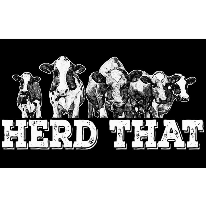 Herd That Funny Cow Lover Farmer Gift Bumper Sticker