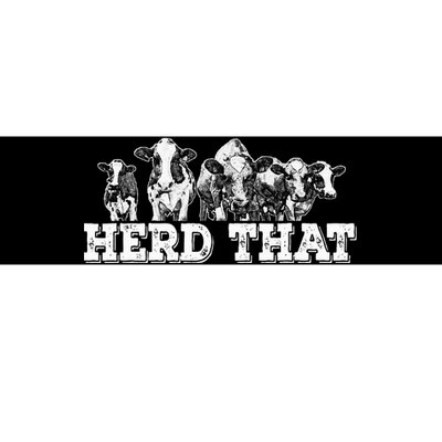 Herd That Funny Cow Lover Farmer Gift Bumper Sticker