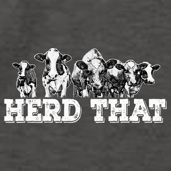 Herd That Funny Cow Lover Farmer Gift Vector Backpack