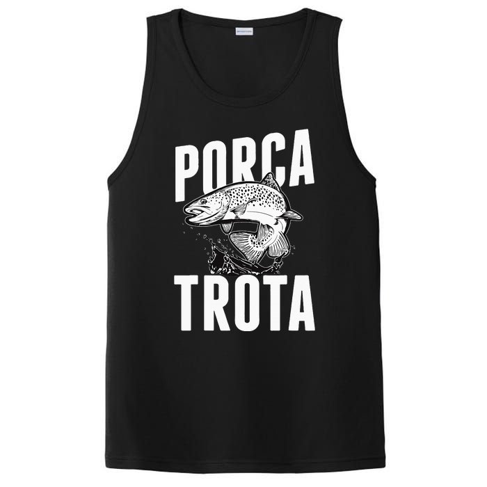 Holy Trout Fishing Trout Fisherman Gift PosiCharge Competitor Tank