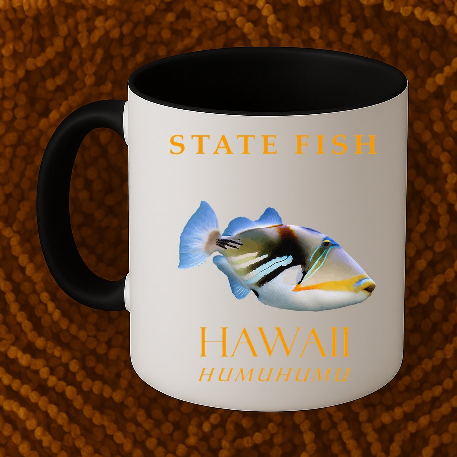 Hawaii Territory Fish The Humuhumu Mug