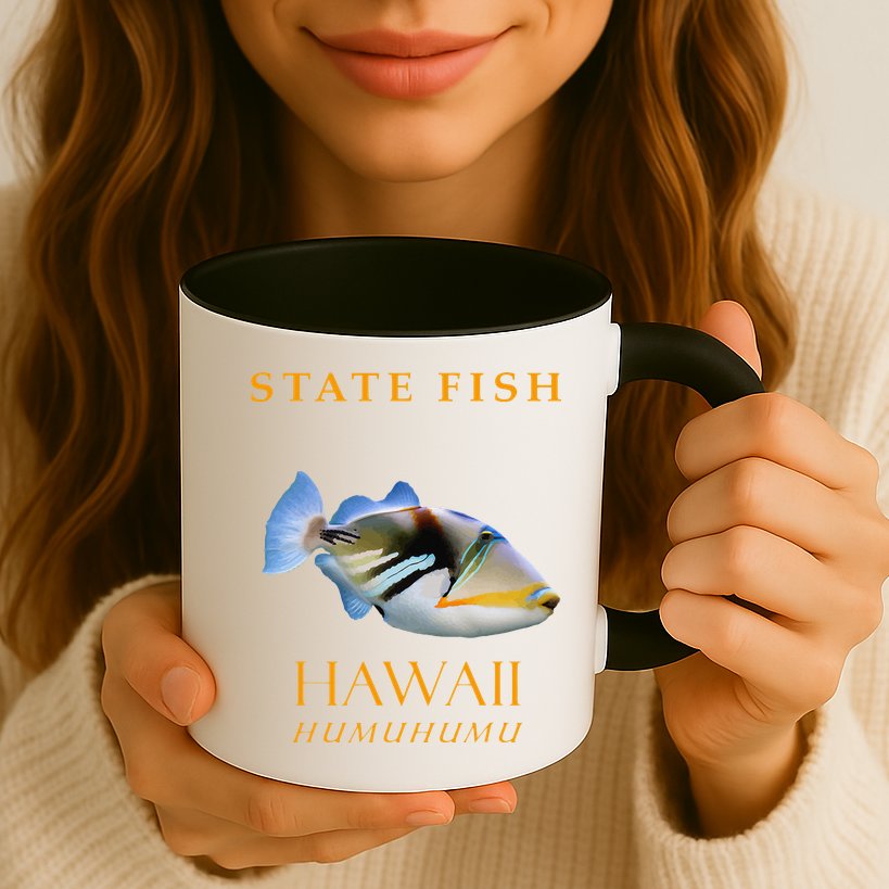 Hawaii Territory Fish The Humuhumu Mug