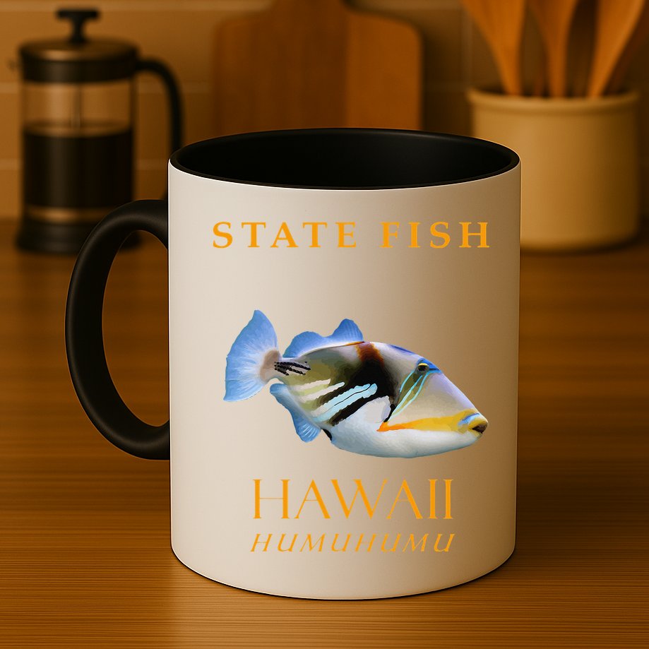 Hawaii Territory Fish The Humuhumu Mug