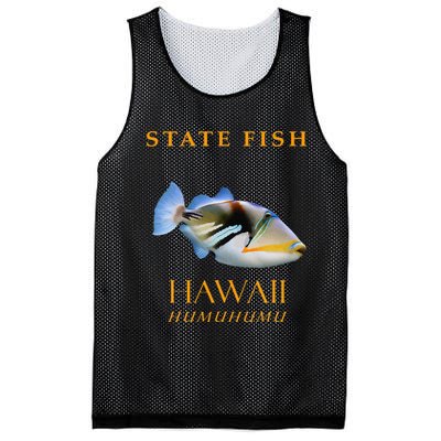 Hawaii Territory Fish The Humuhumu Mesh Reversible Basketball Jersey Tank