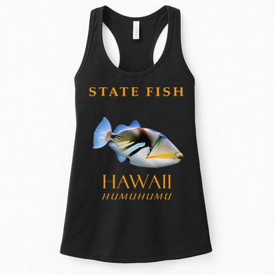 Hawaii Territory Fish The Humuhumu Womens Tank Top