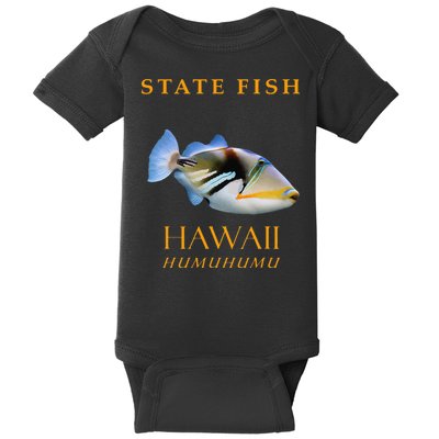 Hawaii Territory Fish The Humuhumu Baby Bodysuit