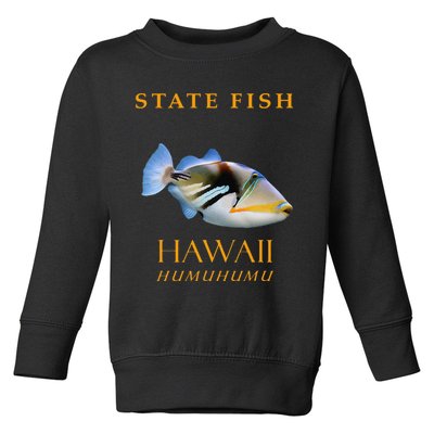 Hawaii Territory Fish The Humuhumu Toddler Sweatshirt