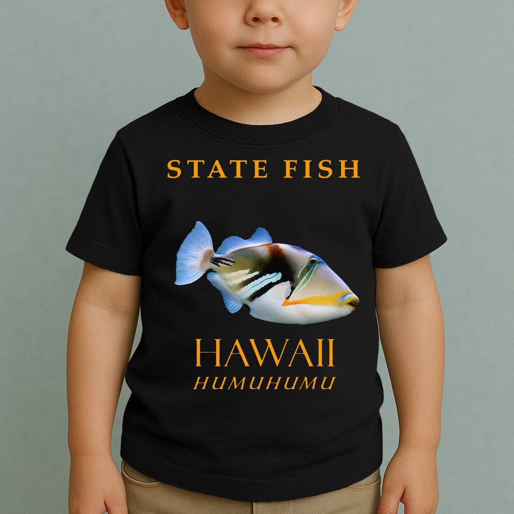 Hawaii Territory Fish The Humuhumu Toddler T-Shirt