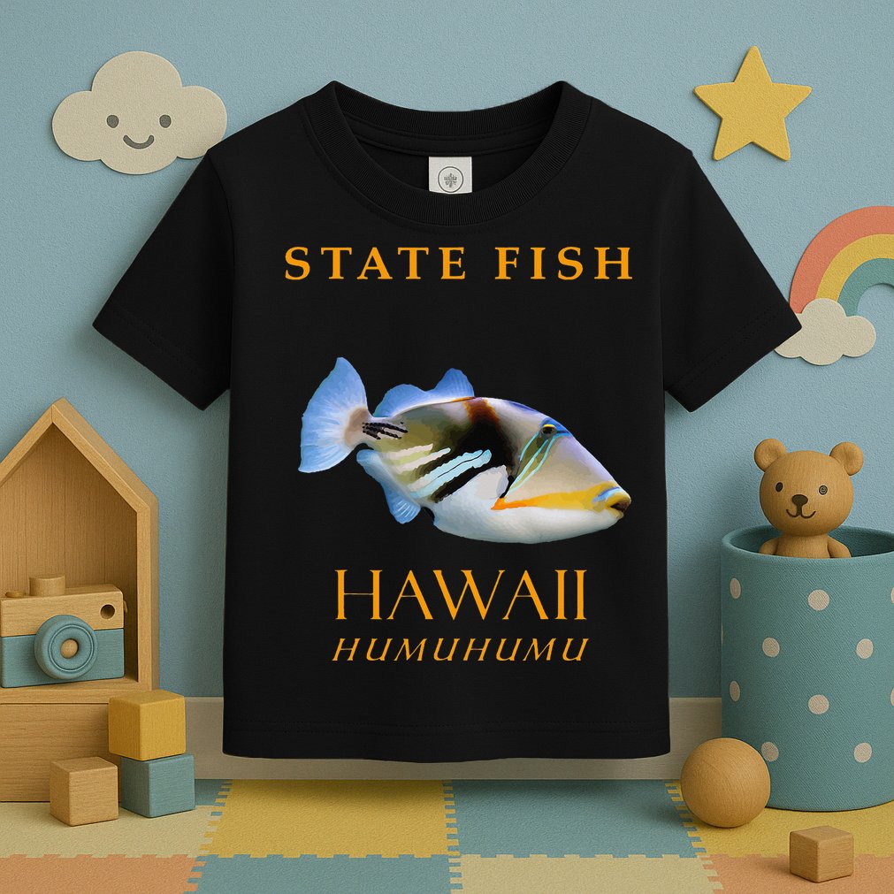 Hawaii Territory Fish The Humuhumu Toddler T-Shirt