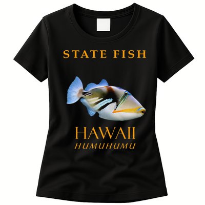 Hawaii Territory Fish The Humuhumu Womens T-Shirt