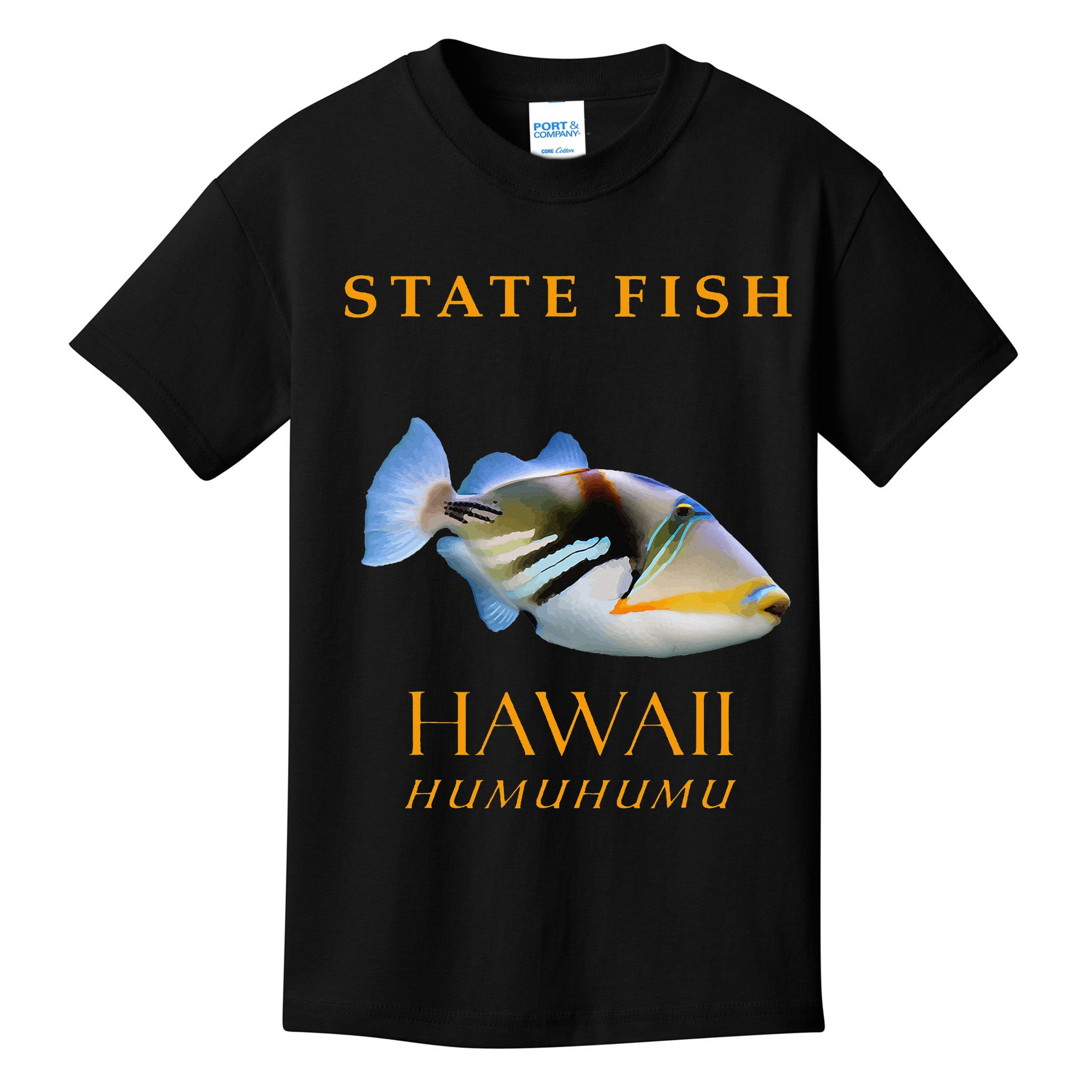 Hawaii Territory Fish The Humuhumu Kids T-Shirt
