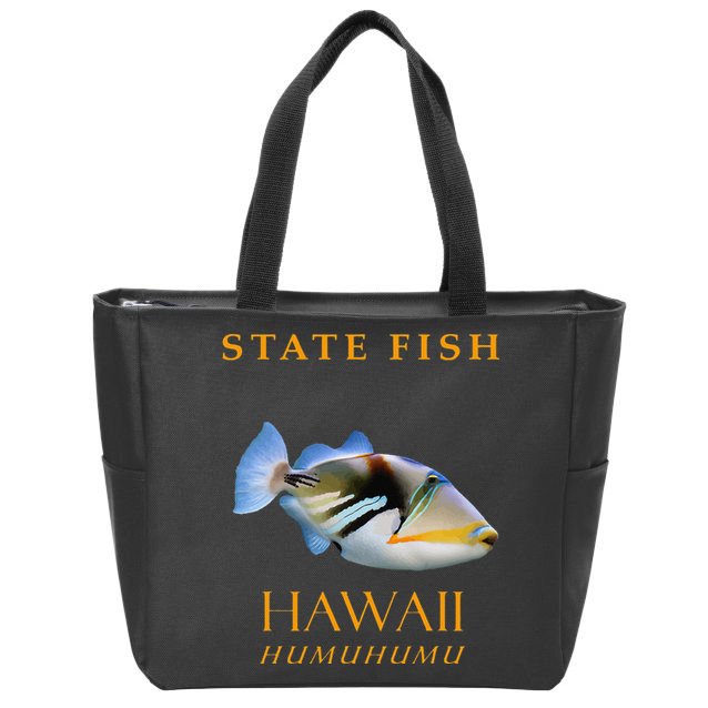 Hawaii Territory Fish The Humuhumu Zip Tote Bag
