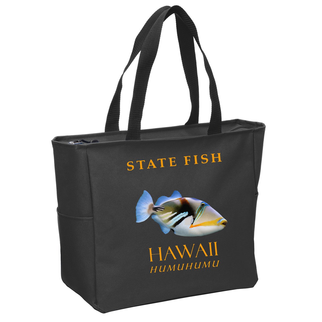 Hawaii Territory Fish The Humuhumu Zip Tote Bag