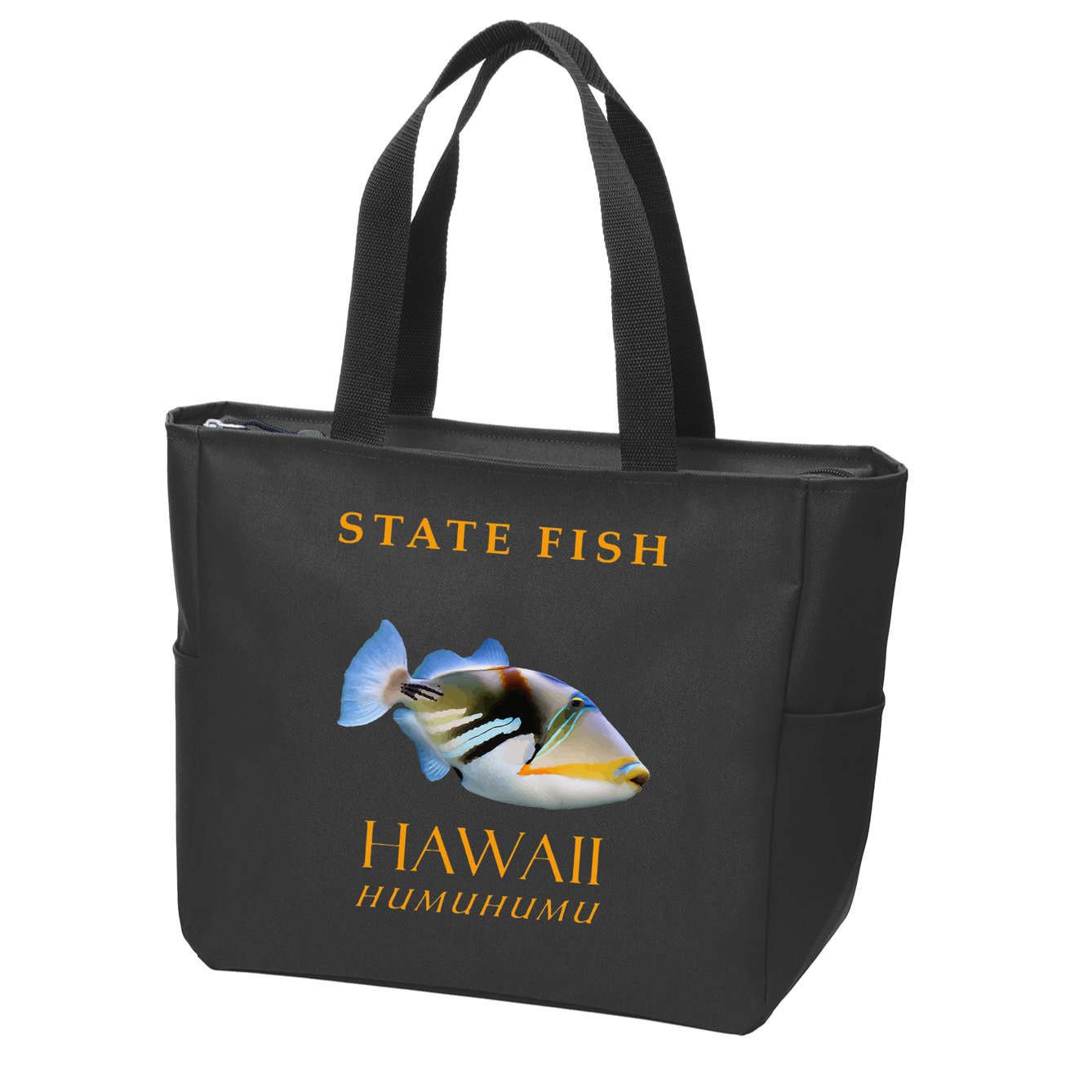 Hawaii Territory Fish The Humuhumu Zip Tote Bag